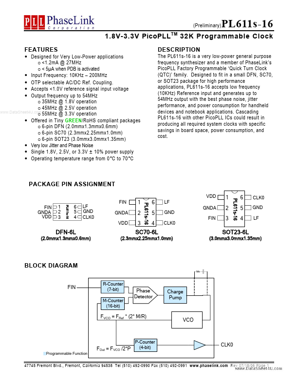 PL611S-16