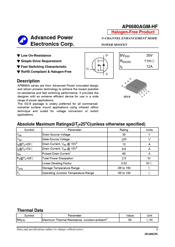 AP6680AGM-HF