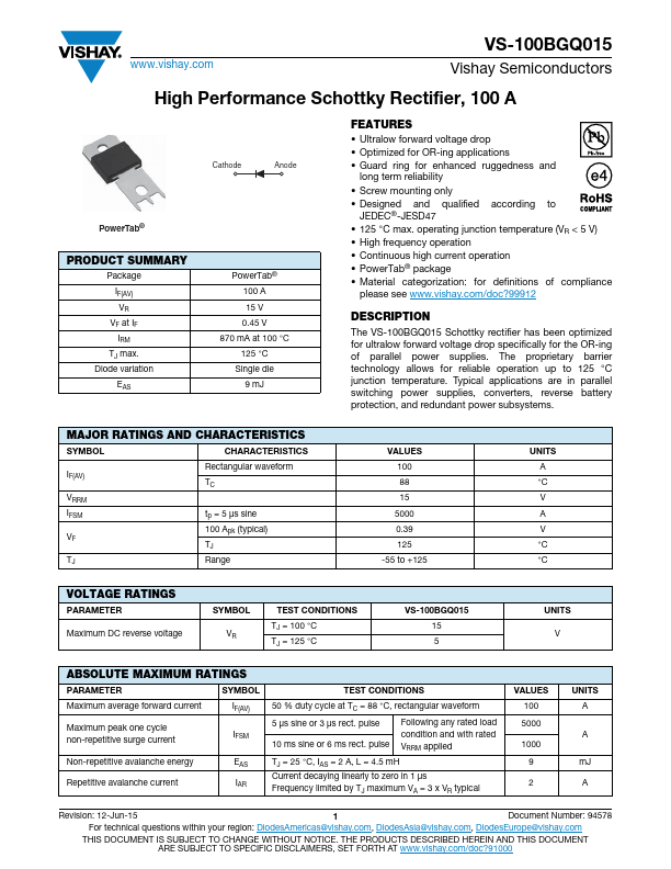 VS-100BGQ015