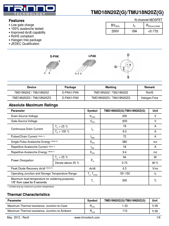 TMD18N20ZG