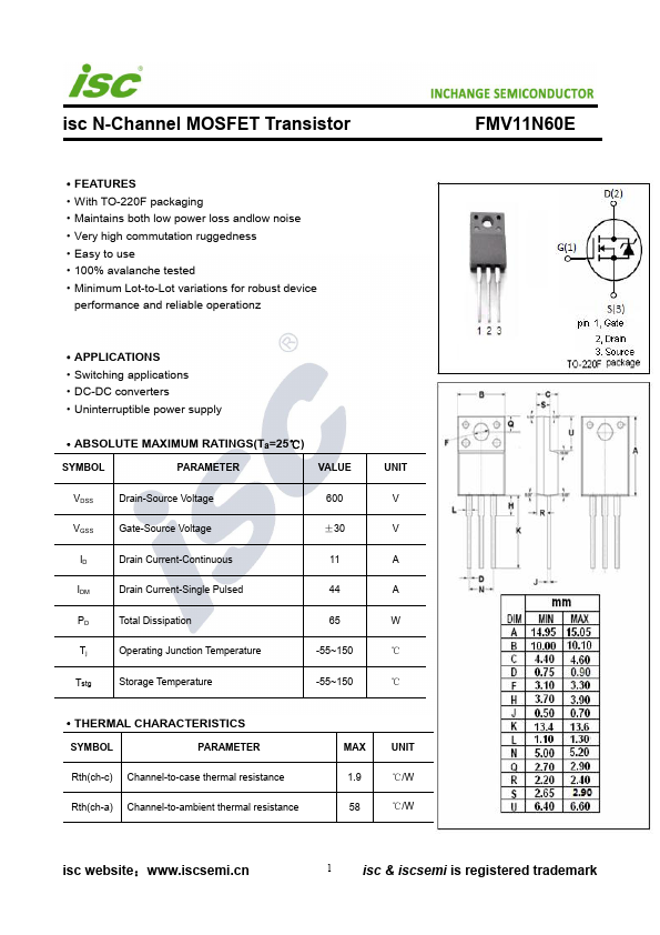 FMV11N60E