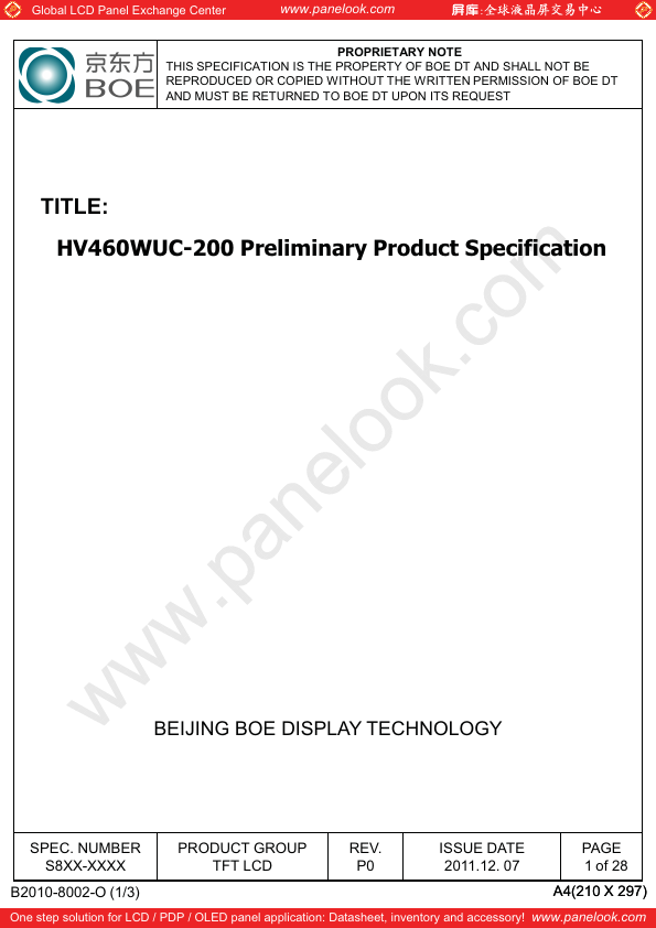 HV460WUC-200