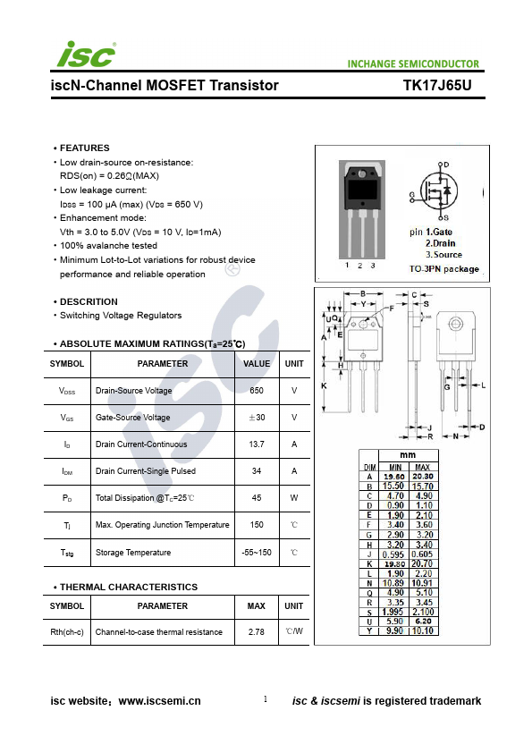 TK17J65U