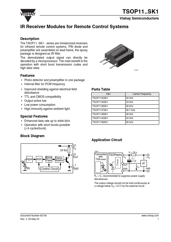 TSOP1137SK1