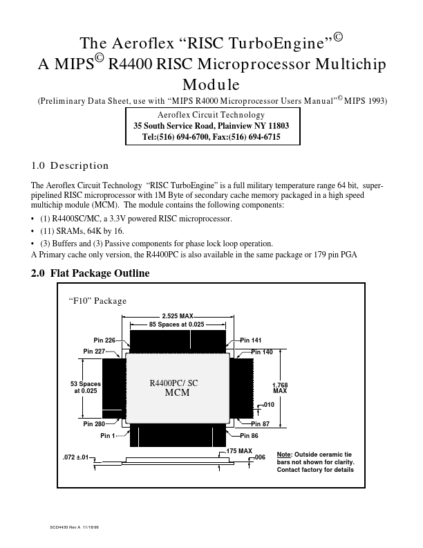 R4430PCF10MCM