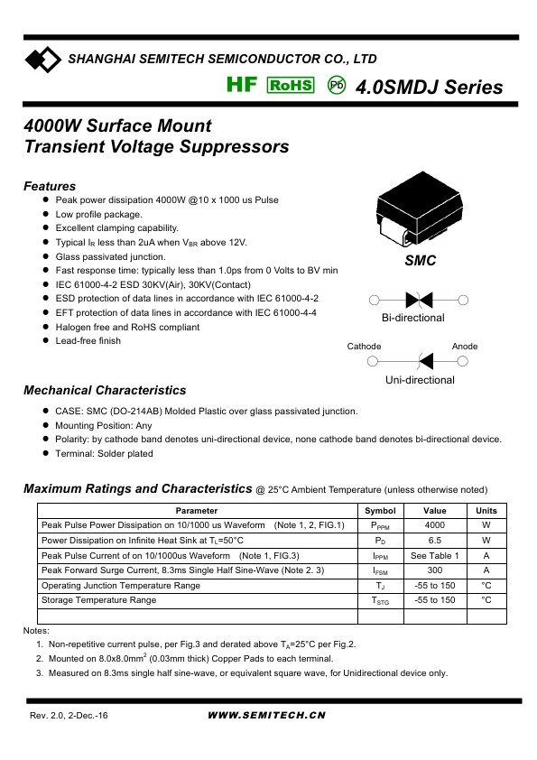 4.0SMDJ45A