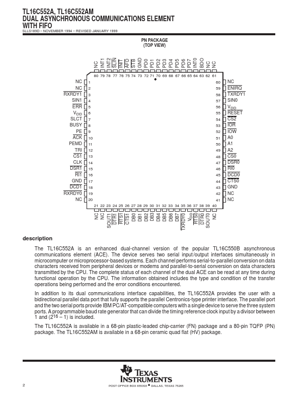 TL16C552A