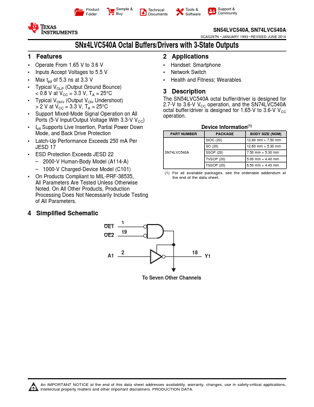 SN74LVC540A