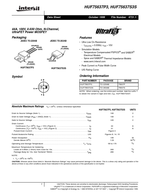 HUF75637P3