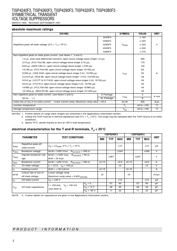 TISP4380F3