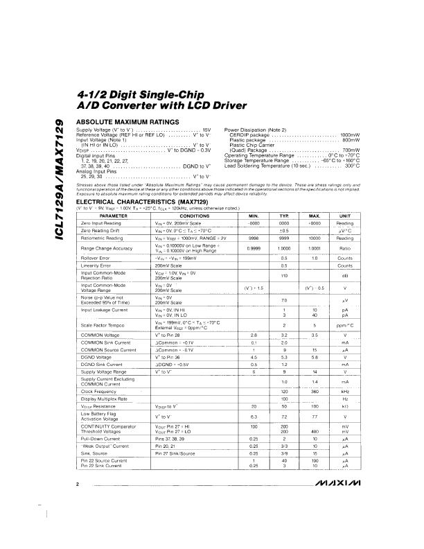 ICL7129A