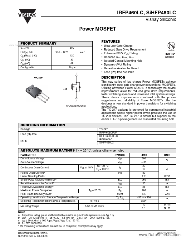 IRFP460LC