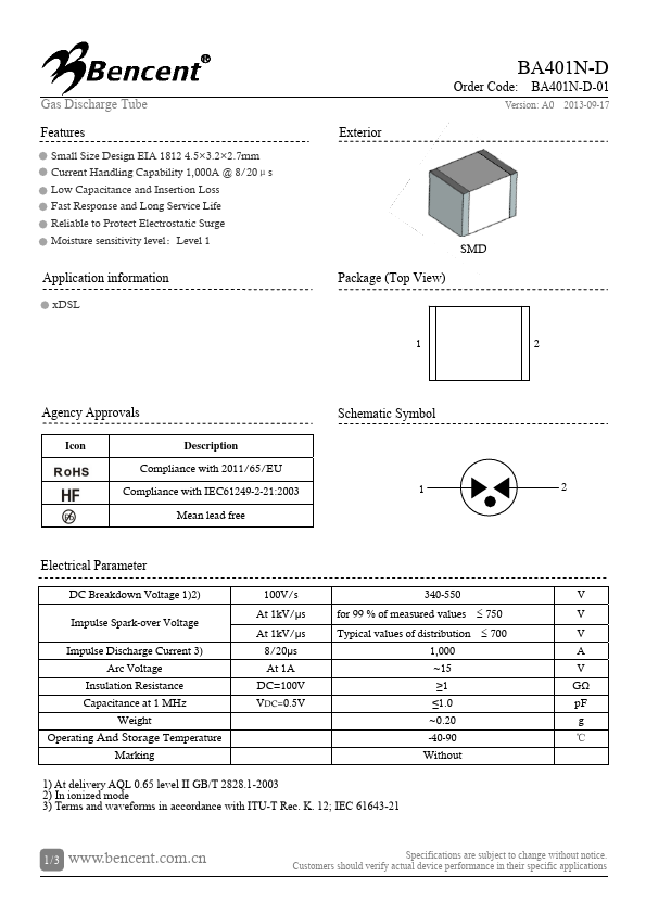 BA401N-D