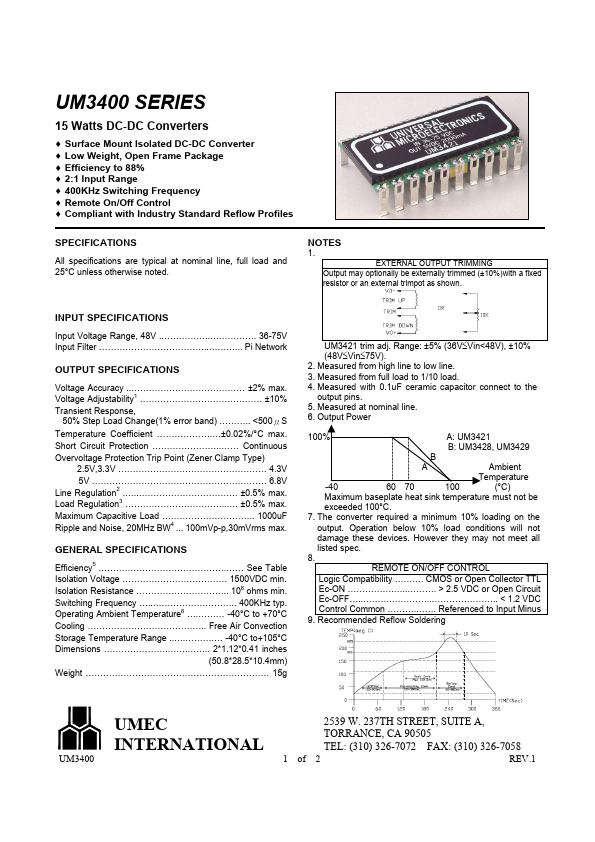 UM3400