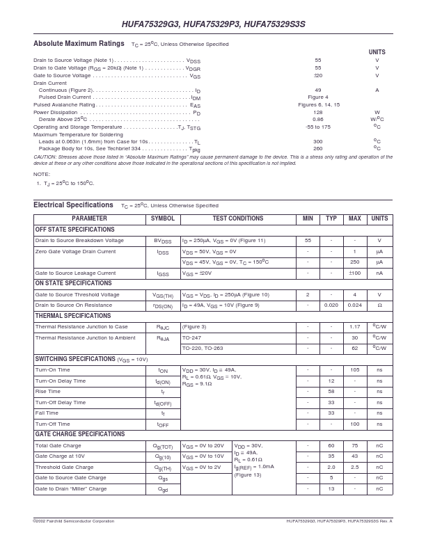 HUFA75329G3