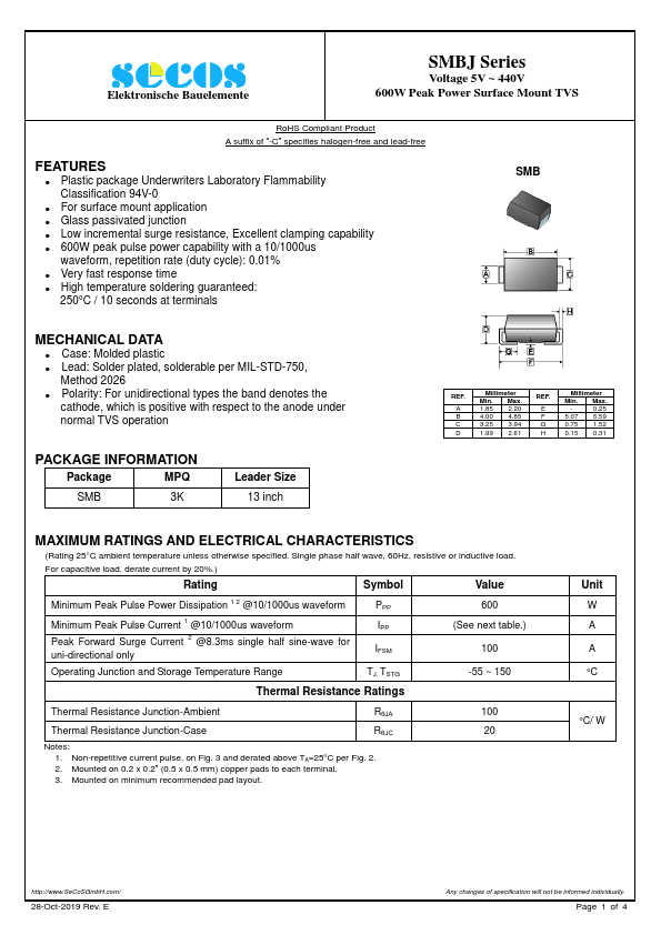 SMBJ5.0CA