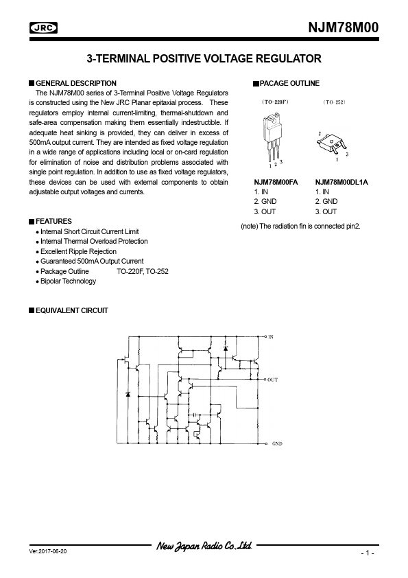 NJM78M15FA