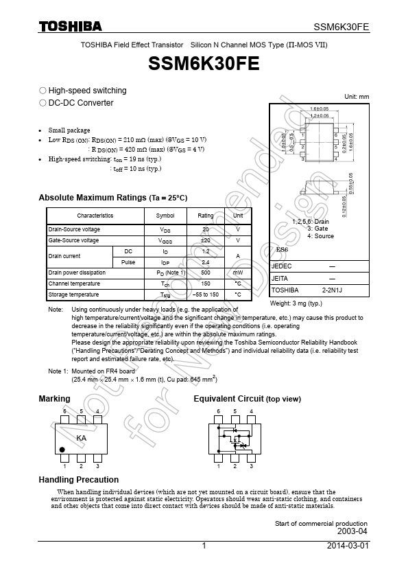 SSM6K30FE