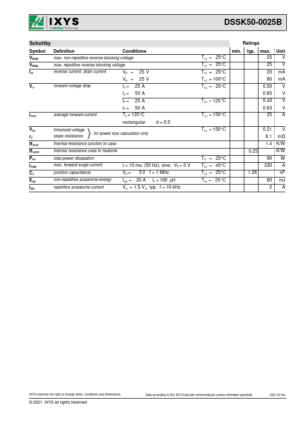 DSSK50-0025B