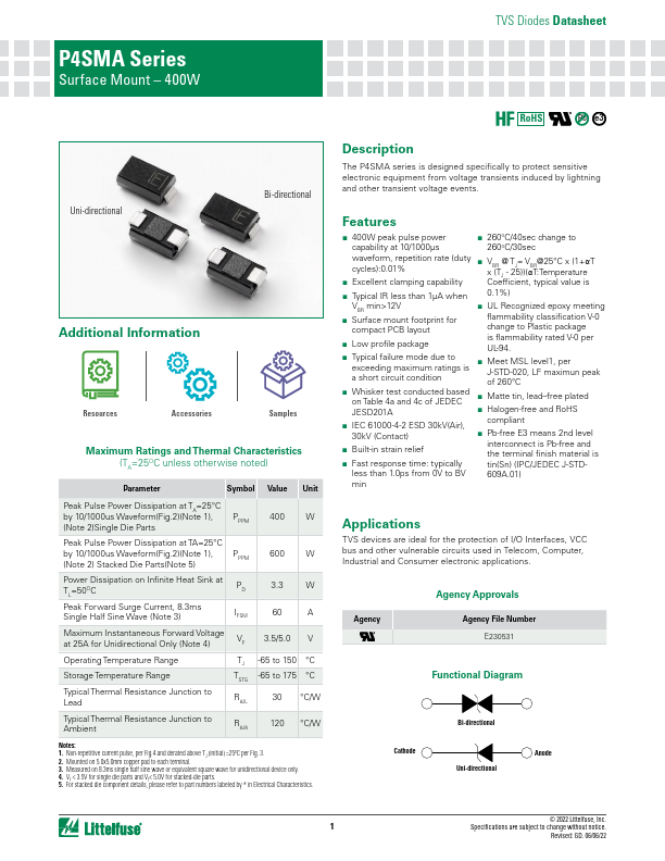 P4SMA180CA