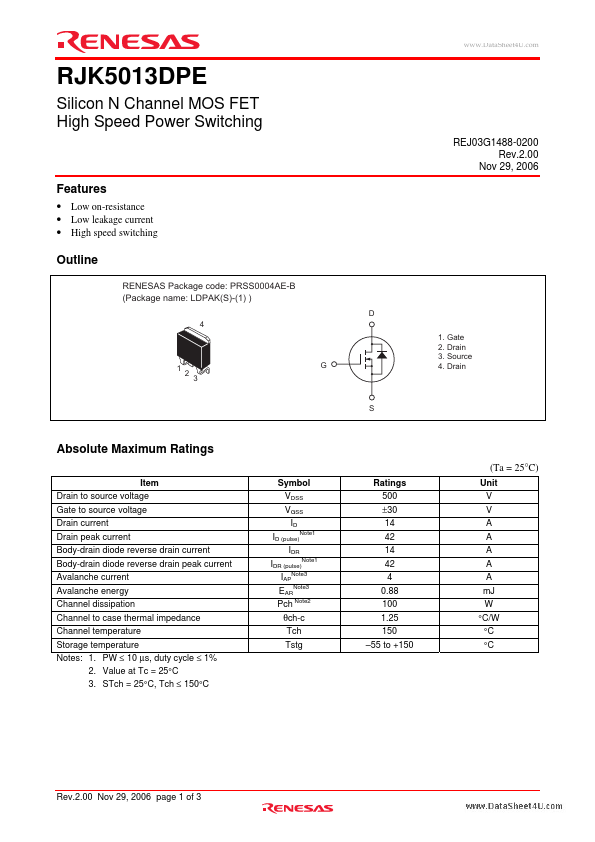 RJK5013DPE