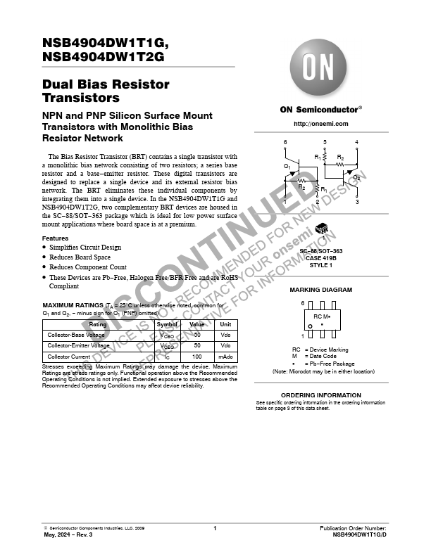 NSB4904DW1T2G