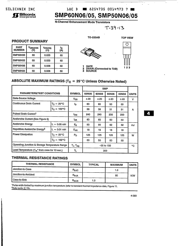 SMP50N05