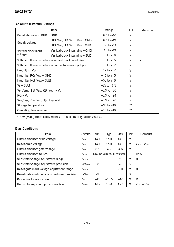 ICX423AL