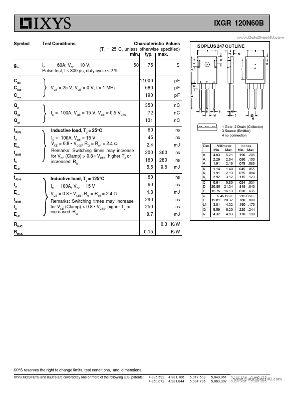 IXGR120N60B