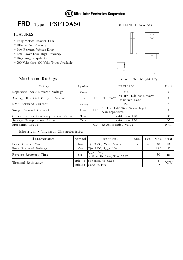 FSF10A60