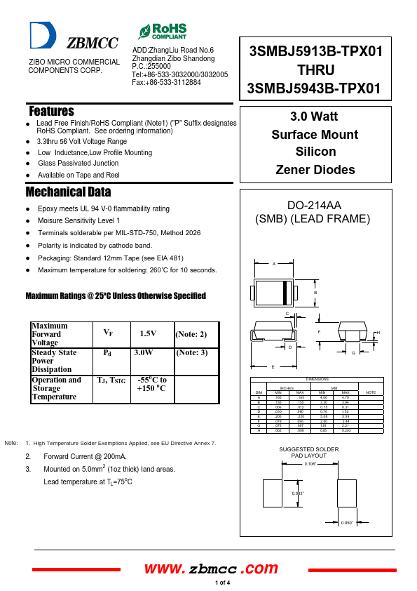 3SMBJ5938B-TPX01