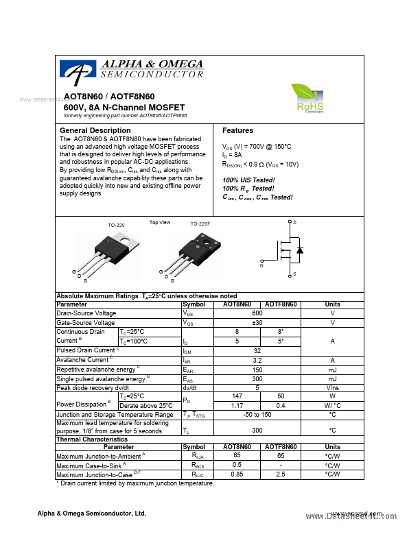 AOTF8N60