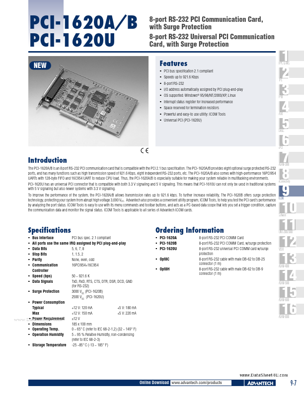 PCI-1620B