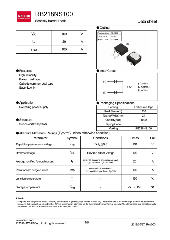 RB218NS100