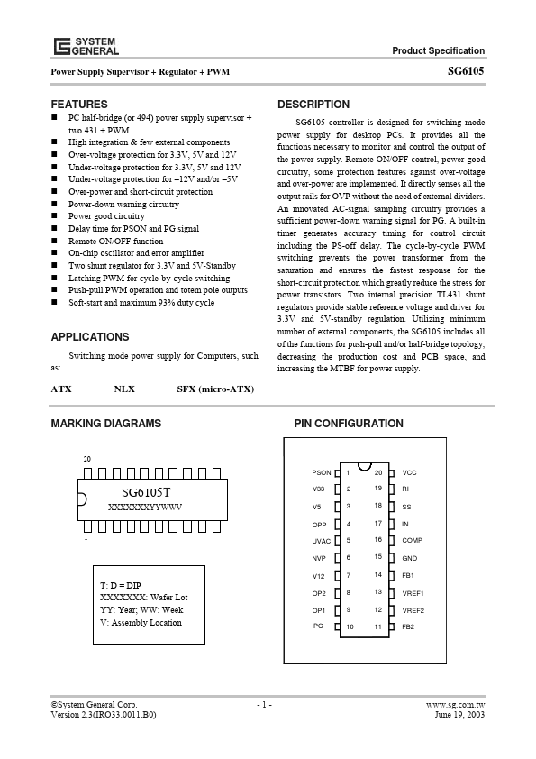 SG6105D