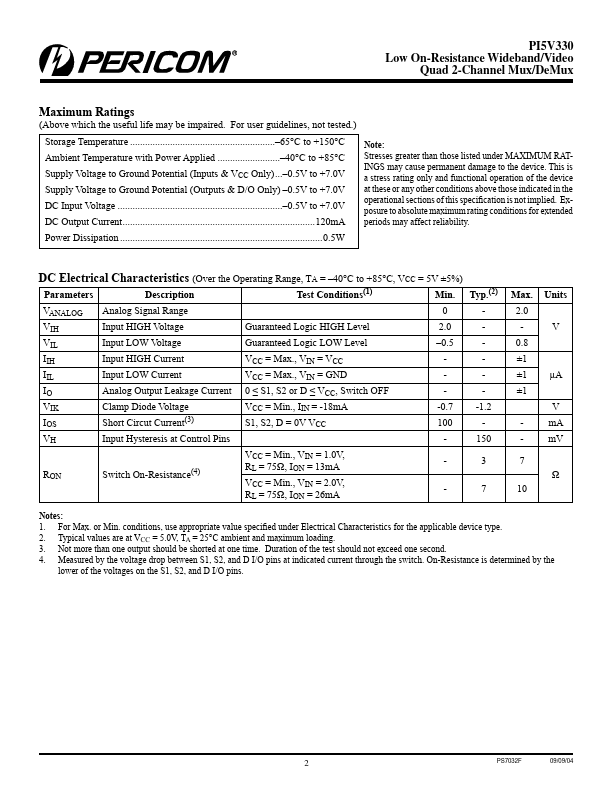 PI5V330S