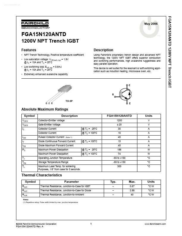 FGA15N120ANTD