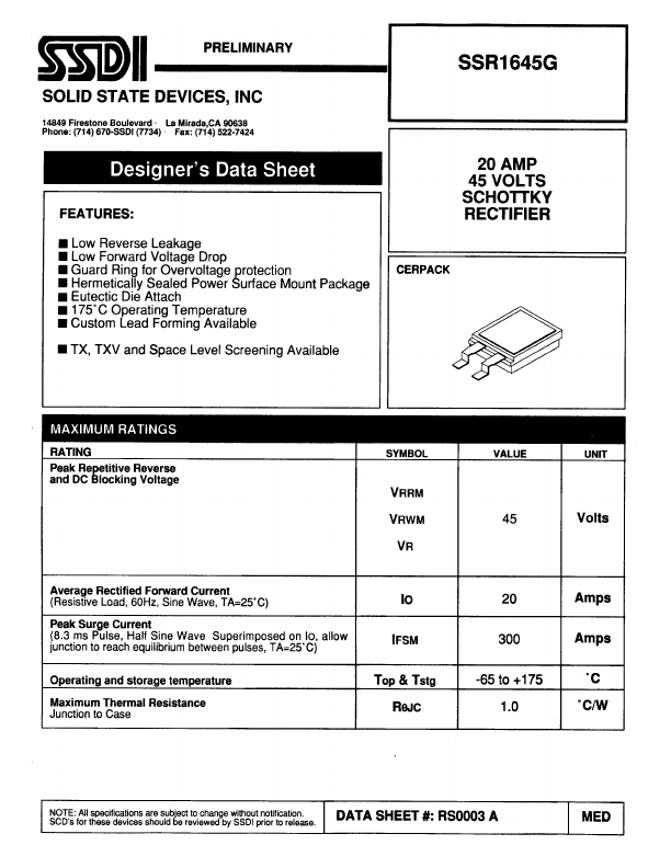 SSR1645G