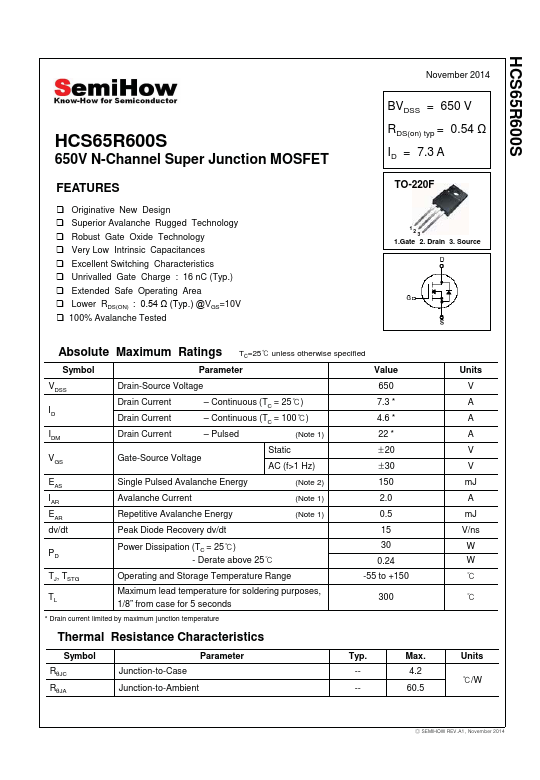 HCS65R600S