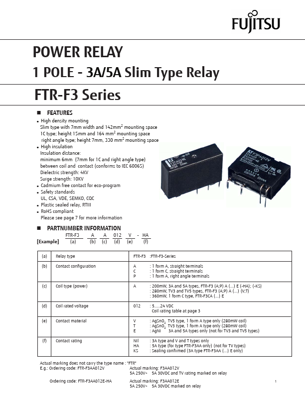 FTR-F3AA018E