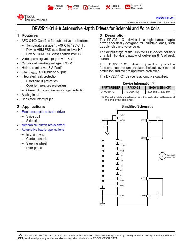 DRV2511-Q1