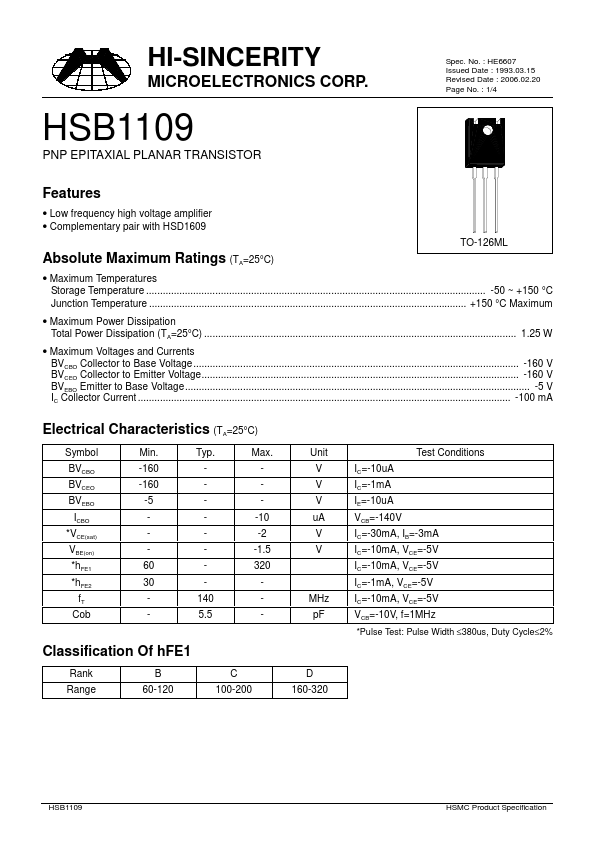 HSB1109