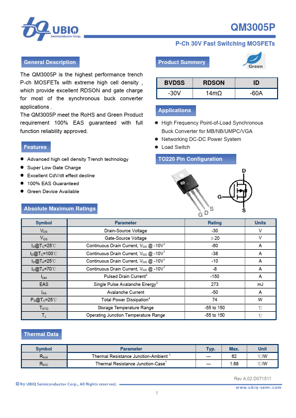 QM3005P