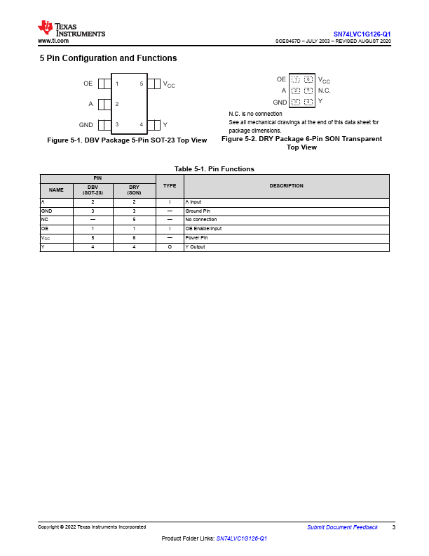 SN74LVC1G126-Q1