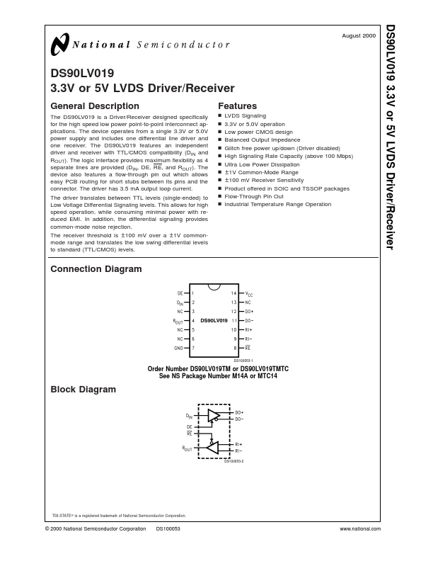 DS90LV019