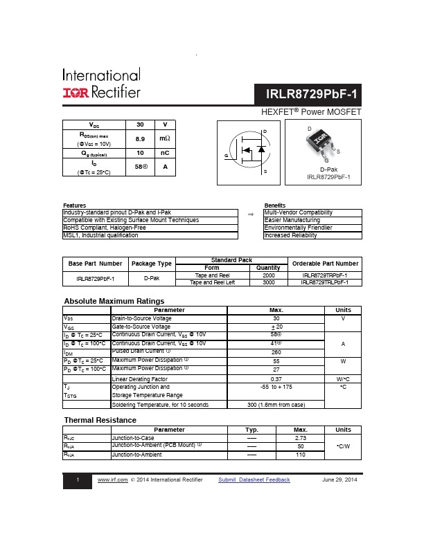 IRLR8729PBF-1