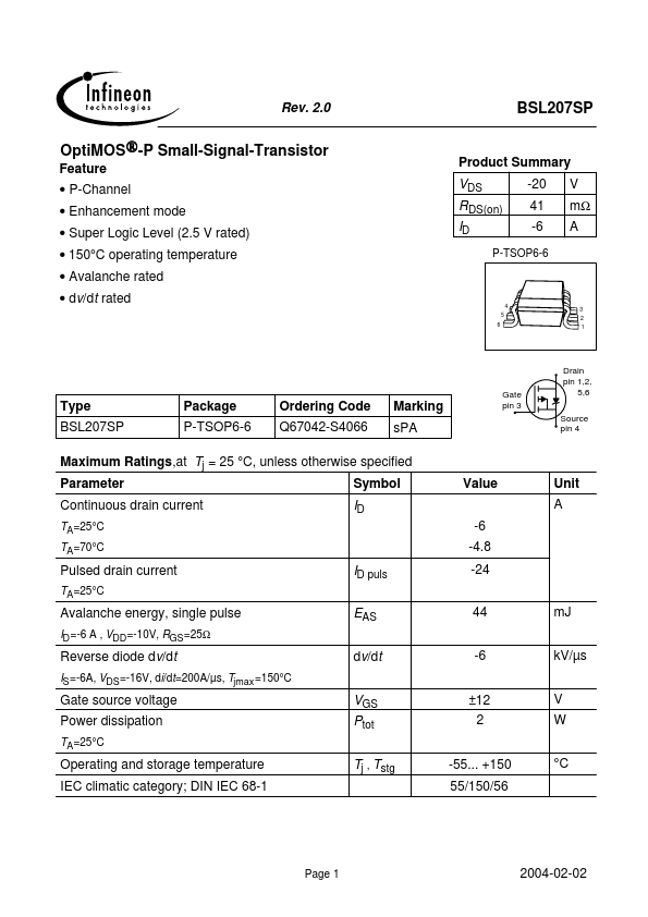 BSL207SP