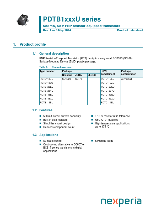 PDTB123EU