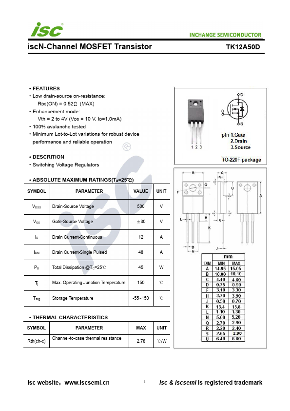 TK12A50D