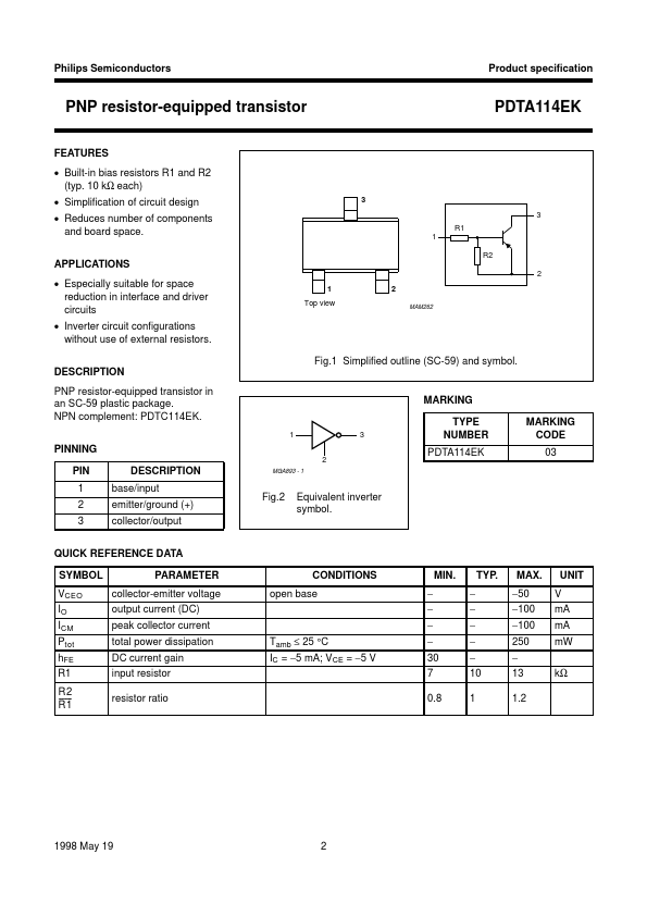 PDTA114EK